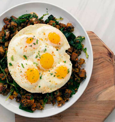 Hash de Viandas y Longaniza de Pollo