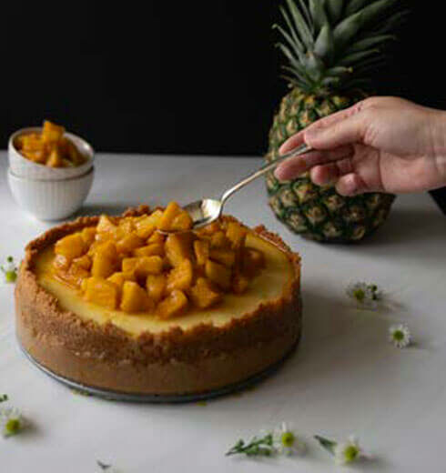 Cheesecake de Coco y Piña